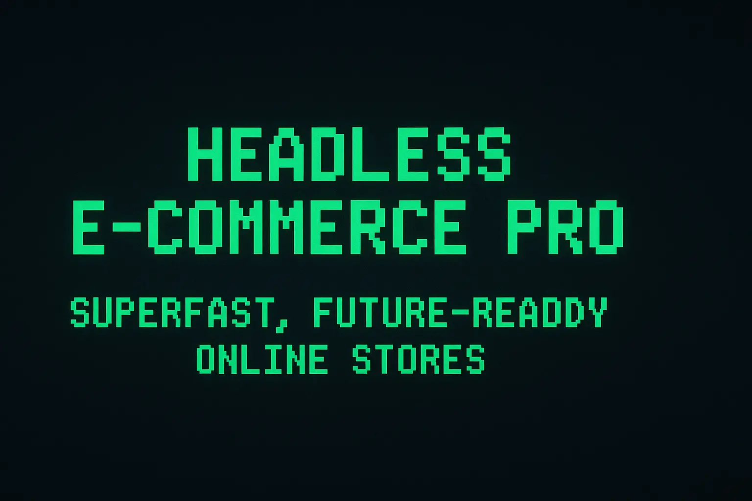 HEADLESS E-COMMERCE PRO